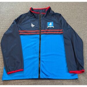 Ted Lasso AFC Richmond Track Jacket Blue Red Men's Size Large Full Zip Athletic
